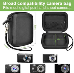 Digital Camera Case Compatible with VAHOIALD FHD 1080P/for CAMKORY Digital Point and Shoot/for KODAK PIXPRO FZ45-BK 16MPVlogging